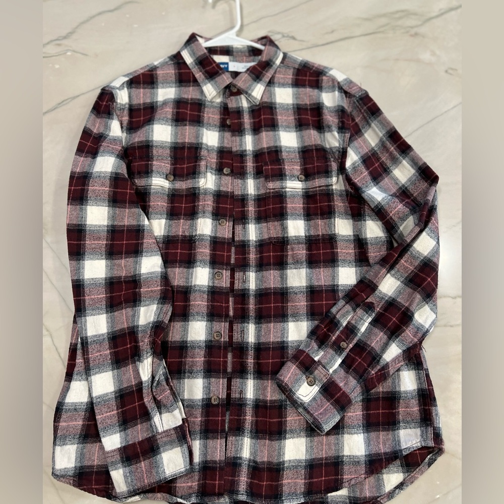 Old Navy double brushed flannel Men’s Sz L - Picture 5 of 5